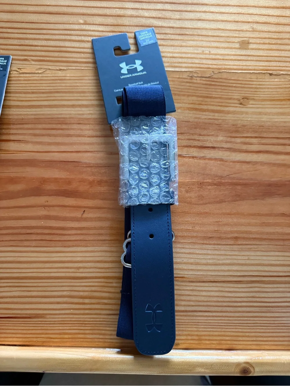 Under Armour Navy adult baseball belt